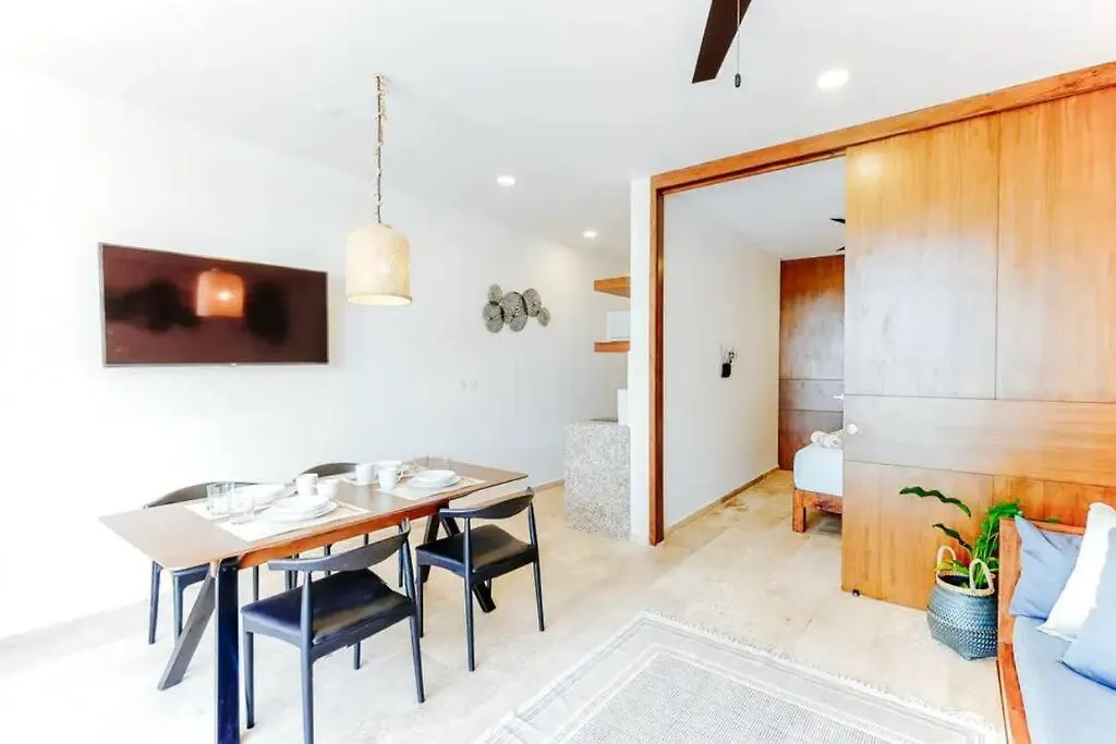 105 Amena Charming 1Br 5 Min To The Beach 20Mb Wifi Apartment Tulum